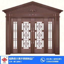 旋轉門與臨朐縣大海不銹鋼制品廠的銅門工藝探析